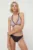 adidas costum de baie din două piese culoarea roz, cupă ușor rigidizată IL7247