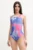 adidas costum de baie dintr-o bucată culoarea violet, cupa moale, JM9520