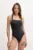 adidas costum de baie dintr-o bucată culoarea negru, cupă rigidizată, IM8559