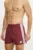 adidas pantaloni scurti de baie 3S BLD SH 3IN culoarea rosu, JL5572