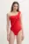 women’secret costum de baie culoarea portocaliu, cupa rigidizata, 5529080