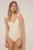 women’secret costum de baie dintr-o bucată MACARELLA culoarea bej, cupa usor rigidizata, 5528283