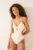 women’secret costum de baie dintr-o bucată culoarea bej, cupa moale, 5529073