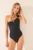 women’secret costum de baie dintr-o bucată culoarea negru, cupa usor rigidizata, 5529101