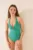 women’secret costum de baie dintr-o bucată culoarea verde, cupa usor rigidizata, 5529096