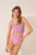 women’secret costum de baie dintr-o bucată culoarea violet, cupa usor rigidizata, 5529085