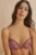 women’secret sutien de baie FOLK SUNSET culoarea violet, cupa rigidizata, 6485407