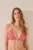 women’secret sutien de baie culoarea rosu, cupa usor rigidizata, 6489849