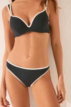 women'secret chiloti de baie culoarea negru
