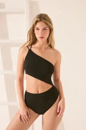 women'secret costum de baie culoarea negru