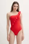 women'secret costum de baie culoarea portocaliu