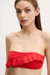 women'secret sutien de baie culoarea rosu