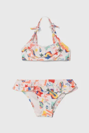 zippy costum de baie pentru copii din două piese culoarea bej